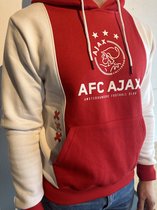 AJAX Red Wit Red Hoody With batch - Ajax Vêtements - Ajax Sweater - Ajax Hoodie - Taille XXXL