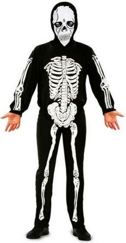 Skelet Kostuum Kinderen - Halloween - Carnaval - Kinderfeestje - Onesie