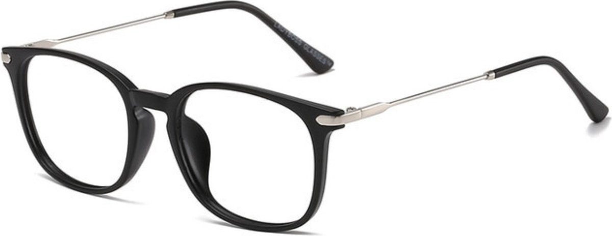 Computerbril - Game Bril - Bril Tegen Blauwlicht - Zwart met zilver