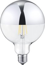 Trio leuchten - Lampe LED - Filament - Culot E27 - 7W - Wit Chaud 2700K - Dimmable - Chrome - Glas