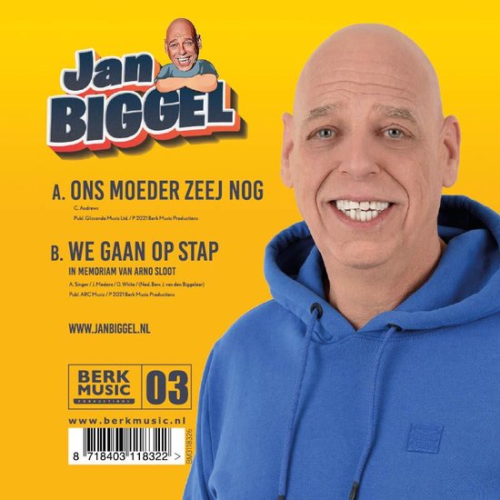 Jan Biggel Ons Moeder Zeej Nog / We Gaan Op Stap Vinyl Single, Jan Biggel Muziek bol