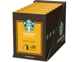 Starbucks by Nespresso capsules Blonde Espresso Roast - 126 koffiecups Image