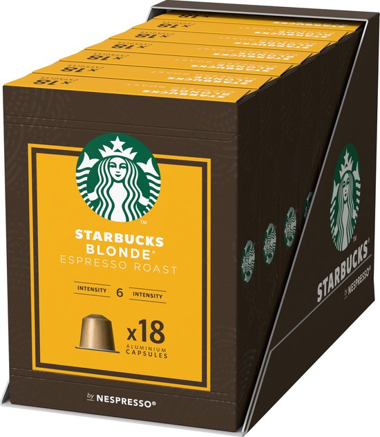 Starbucks by Nespresso capsules Blonde Espresso Roast - 126 koffiecups