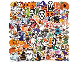Rainbecom - Skate Stickers 100 Stuks - Halloween - VSCO Esthetische Stickers - Waterdicht - Anti-Zon- Versier je Spullen