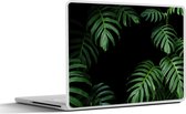 Laptop sticker - 14 inch - Jungle - Planten - Monstera - Jongens - Meisjes - Kinderen - 32x5x23x5cm - Laptopstickers - Laptop skin - Cover