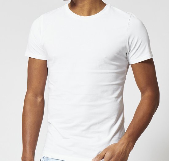 Beeren Heren T-Shirt - Wit - maat XL