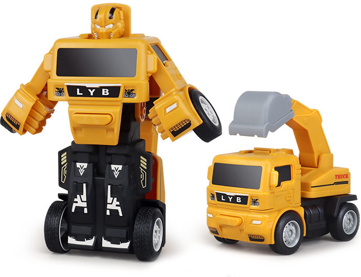 Fidgy - Transformeerbare Robot - Auto Speelgoed Jongens - Vergelijkbaar  met... | bol.com