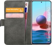 Mobilize Classic Gelly Wallet Xiaomi Redmi Note 10 4G Hoesje Bookcase Portemonnee - Zwart