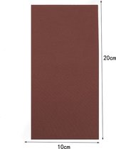 GEAR3000® kleding reparatie - patch - reparatiedoek - waterdicht - sticker - bruin