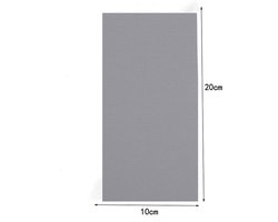 GEAR3000® kleding reparatie - patch - reparatiedoek - waterdicht - sticker - grijs