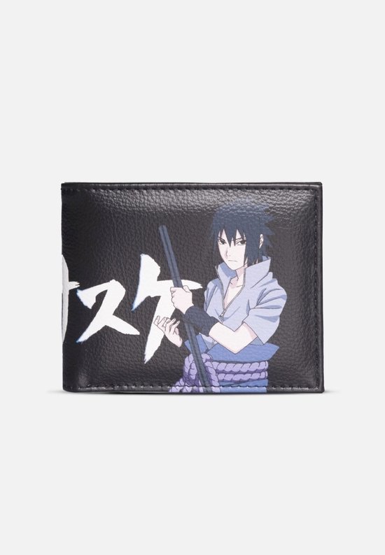 Naruto - Sasuke Bifold portemonnee - Zwart