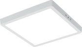 Panneau LED - 30x30 Clair / Blanc Froid 6000K - 28W En Surface Carré - Blanc Mat - Sans Scintillement