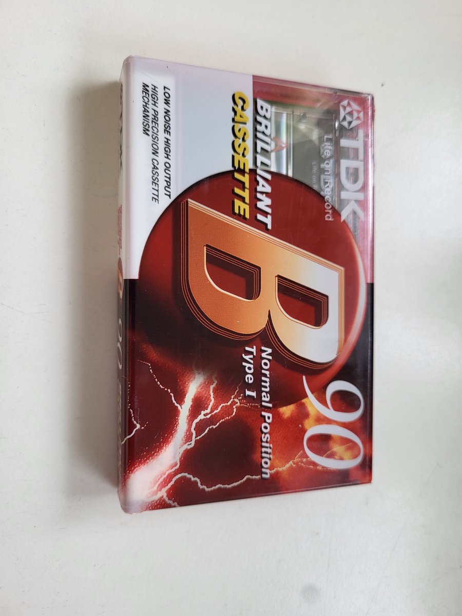 TDK B90 cassettebandje Normal Position Type I