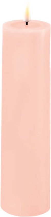 Deluxe Homeart - Led Kaars Licht Roze 5.0 x 20.0 cm
