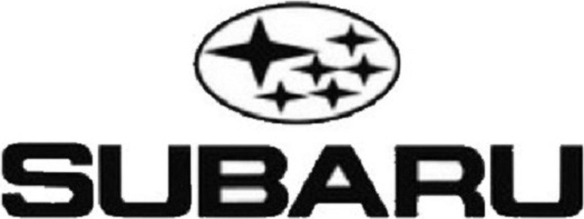 handdoek met Subaru logo - 50 x 100 - wit - Subaru