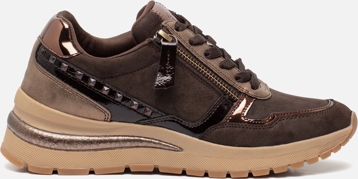 Tamaris Sneakers bruin Synthetisch