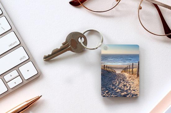 Porte-clés - Sable - Plage - Dune - Mer - Été - Cadeaux à distribuer - Plastique