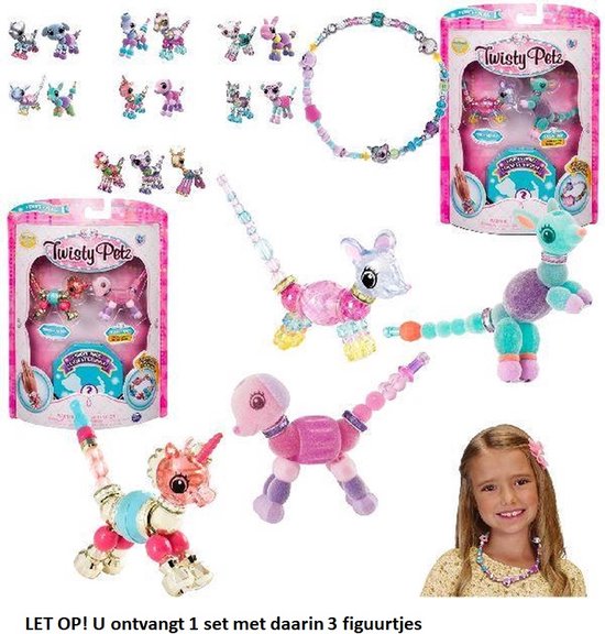 Twisty Petz – Pack de 3 – Bijoux pour enfants à collectionner Butterscotch  Unicorn,... | bol.com
