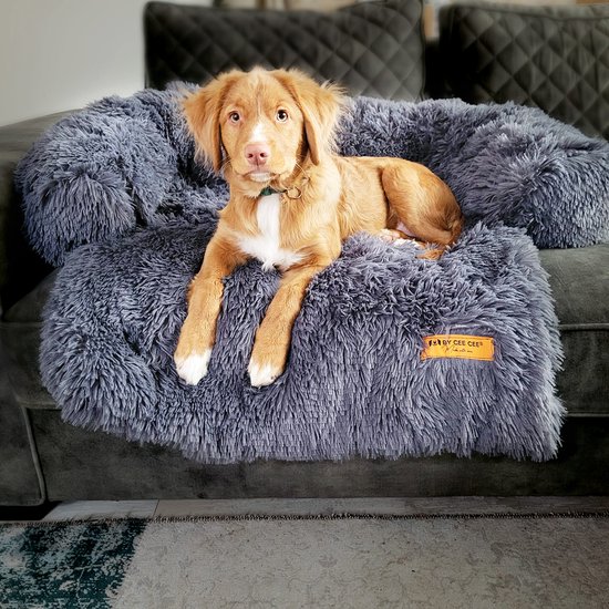Origineel Hondendeken voor Bank M – Hondenkleed Fluffy – Pluche Hondenbed - Hondenmand Premium - Volledig Afritsbaar