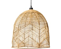 Rotan / Rieten Hanglamp - Handgemaakt - Naturel - Ø45 cm