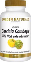 Golden Naturals Garcinia Cambogia 60% HCA vetverbrander (60 capsules)