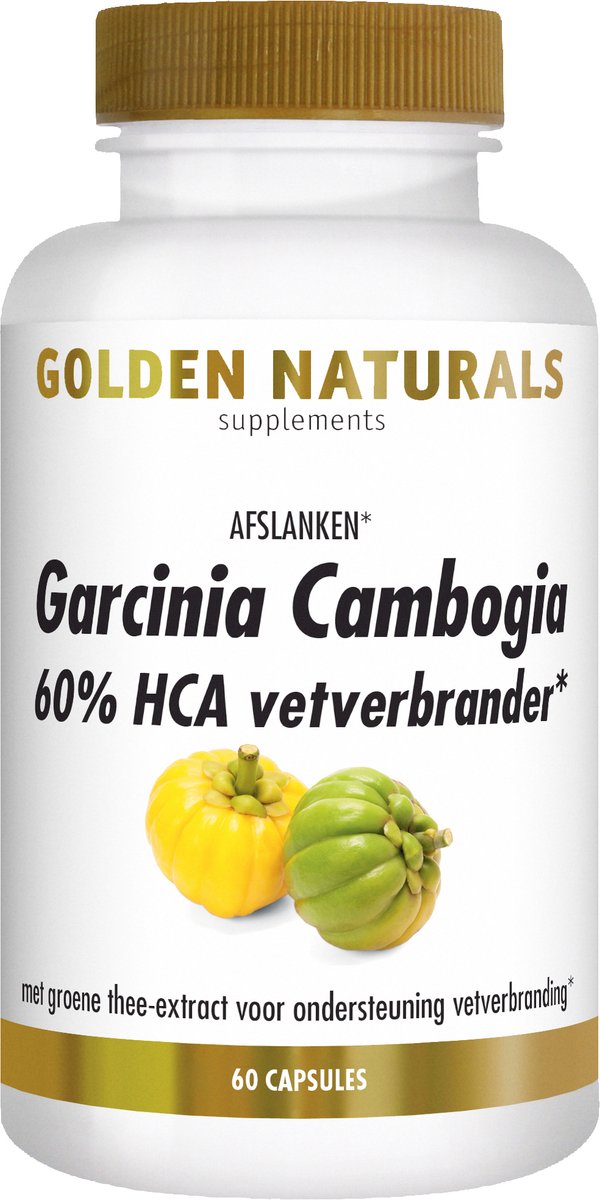 Golden Naturals Garcinia Cambogia 60% HCA vetverbrander (60 capsules) - Golden Naturals