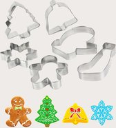 Koekjesvorm Kerst - uitstekers - fondant - cookie cutter - kerstcadeau - bakken - vormen