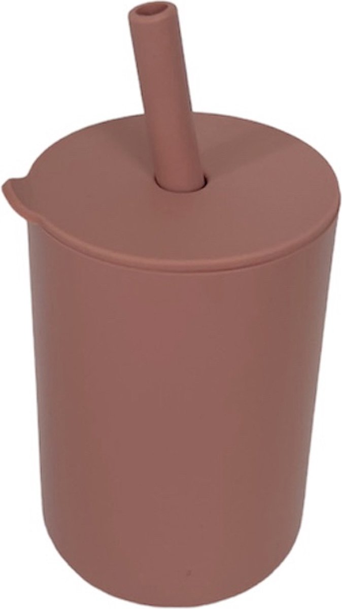 Goedkoopste Sippy cup - roze - siliconen drinkbeker baby peuter kind - babycadeau