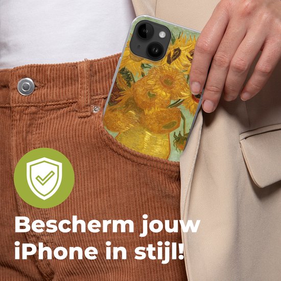 Apple iPhone 14 Plus - Coque souple - Tournesols - Vincent van Gogh - Coque en Siliconen pour téléphone