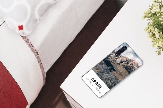 Coque Samsung Galaxy A50 - Espagne - Montagnes - Été - Coque de téléphone en Siliconen