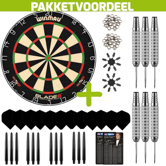 Winmau Blade 6 + Lena 70 Pieces Dartaccessoires