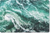 Muismat - Mousepad - Oceaan - Water - Zee - Luxe - Groen - Turquoise - 27x18 cm - Muismatten