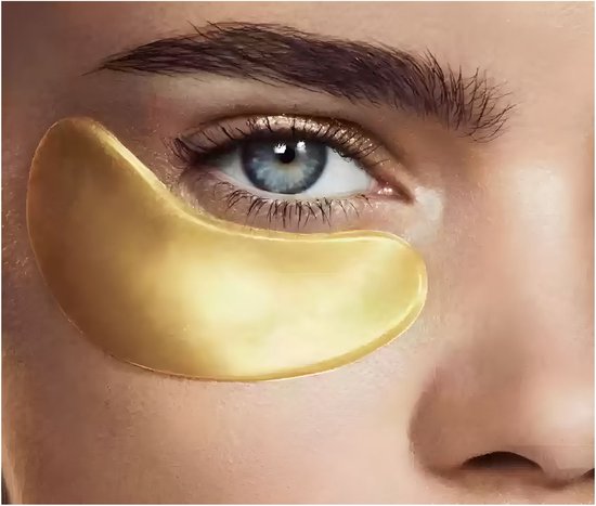 Foto: Collageen oogpads 10 st gold collageen eye patch voor donkere kringen en wallen rondom de ogen gezichtsmaskers strips