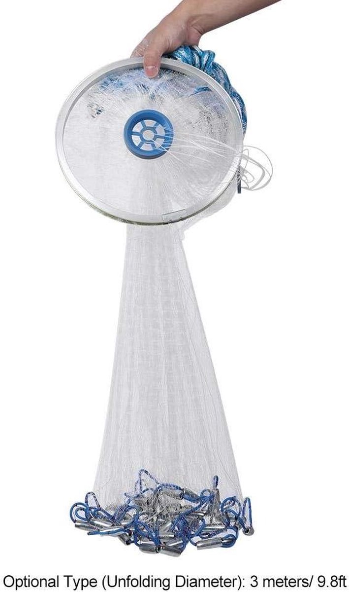 Filet à Appâts Pliable Automatique - Piège à Poissons, Crabes, écrevisses - Portable Et Facile à Utiliser Pour Pêche En Eau Douce Ou Mer