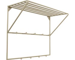LOFT42 Jasmin Kapstok – Beige – Metaal – 9 haken - 60x80x32