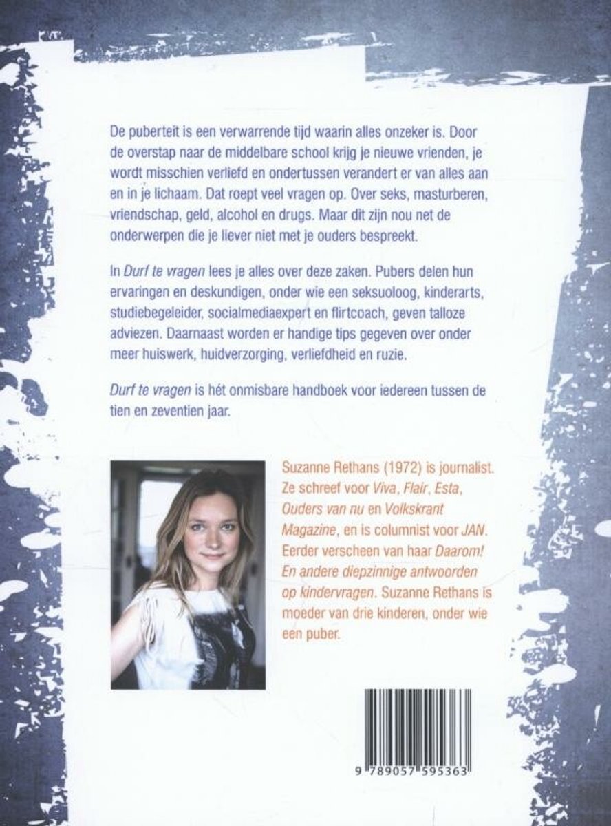 Suzanne Rethans, auteur van 'Durf te vragen', een boek voor pubers.