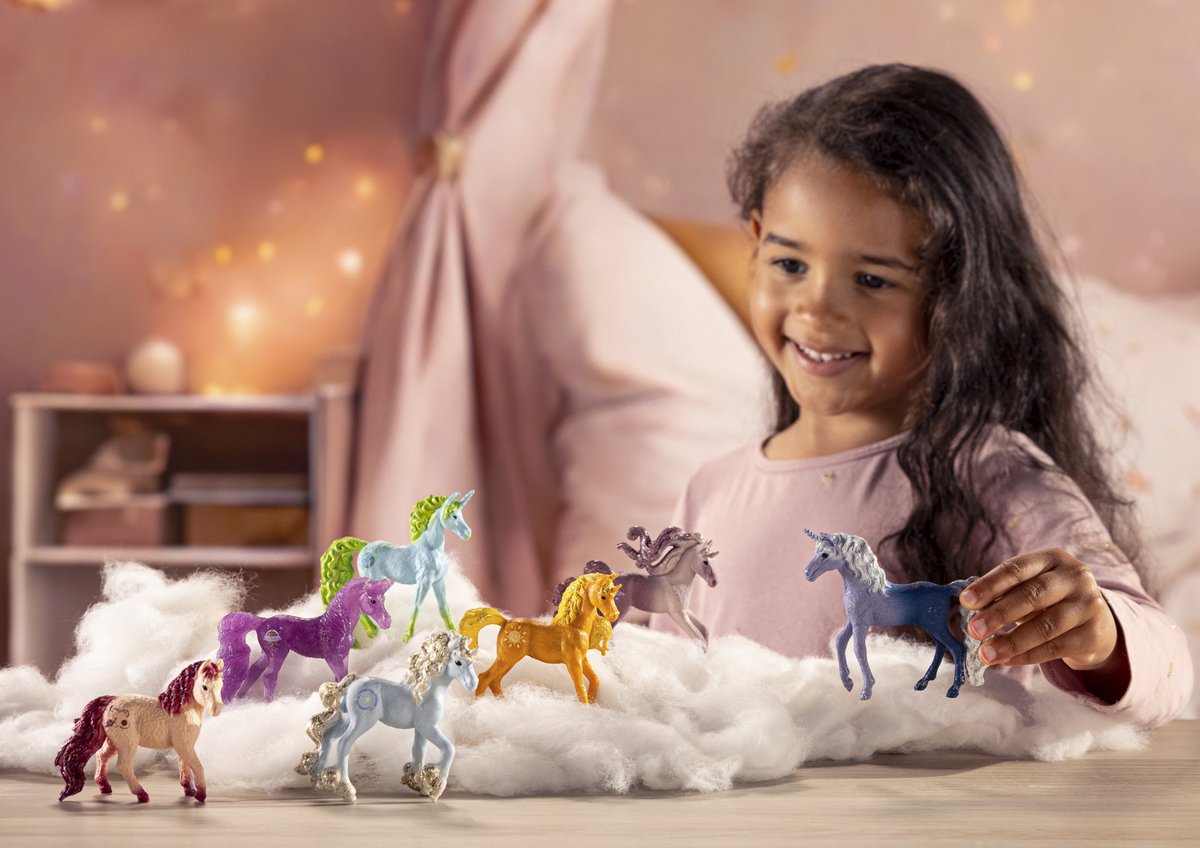Schleich Bayala Verzameleenhoorn Aliena - glittermanen speelfiguur thumbnail 3