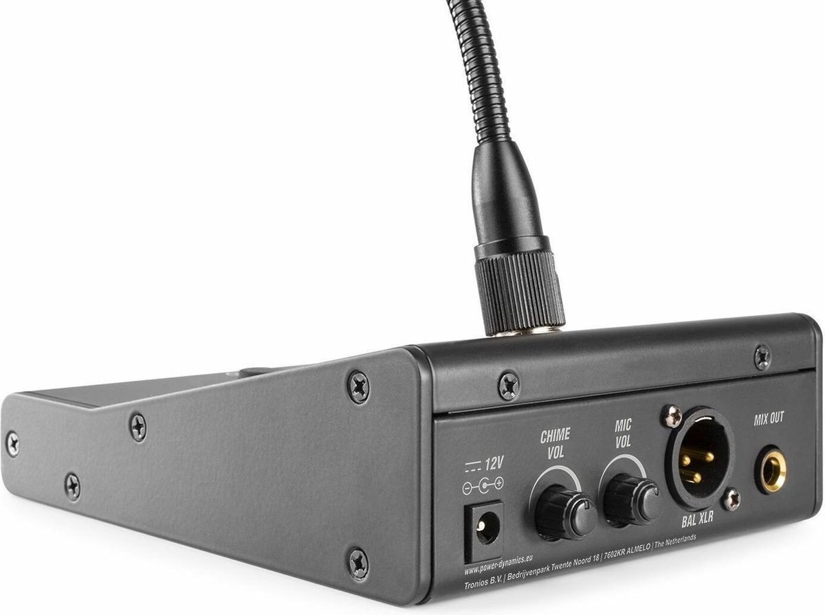 Power Dynamics complete 100V muziekinstallatie / omroepinstallatie met 12 speakers, 120W Bluetooth versterker en kabels - Compleet pakket! thumbnail 5