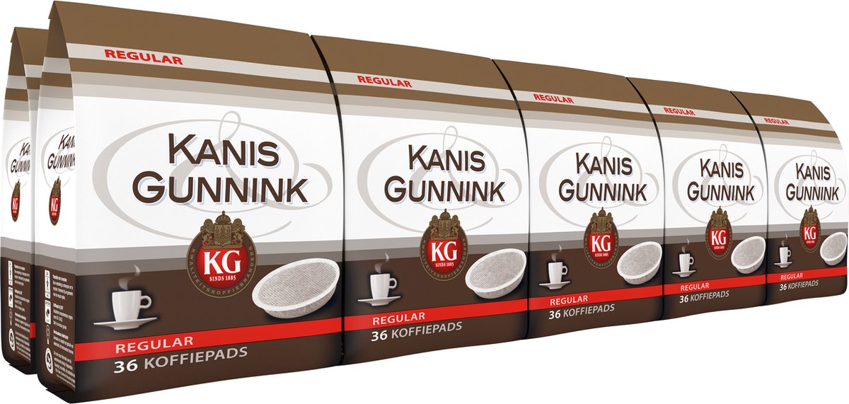 Goedkoopste Kanis & Gunnink Regular Koffiepads - 10 x 36 pads
