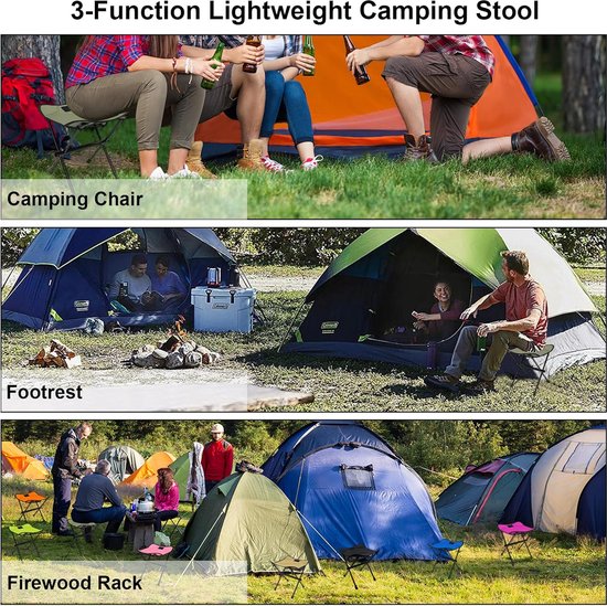 Campingkrukje kopen? | Opvouwbare campingkrukjes