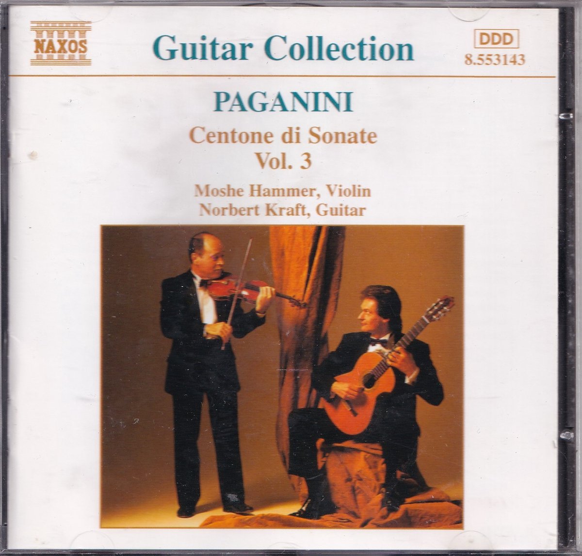 Centone di Sonate vol.3 - Nicolò Paganini - Moshe Hammer (viool), Norbert Kraft (gitaar)