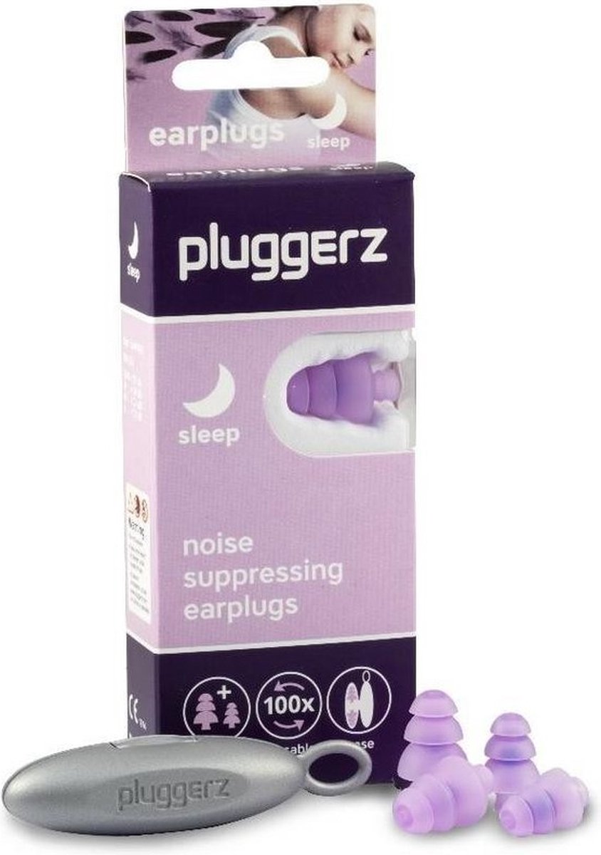 Goedkoopste Pluggerz earplugs Sleep - Oordoppen voor slapen - Siliconen - 1 paar