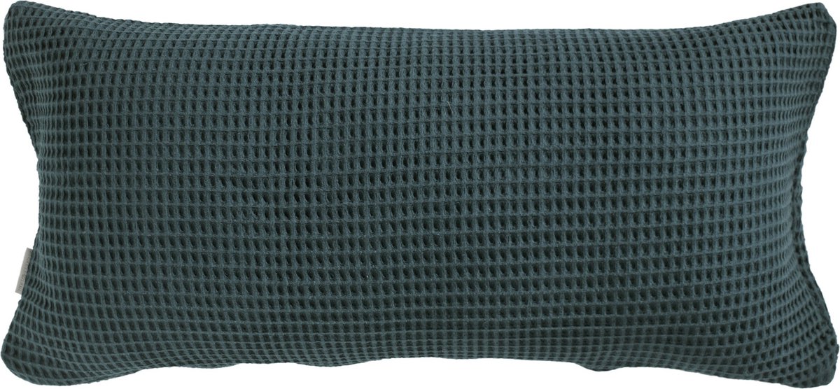 Heckettlane Kussensloop Wafel - Kussenhoes van 40x80 cm - 1 stuk - 100% Katoen - Groen