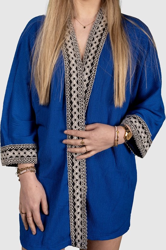 Bsubseach Women's Kimono Chiffon Viscose Beach Blouse Long Cardigan Cover Up Bikini One Size