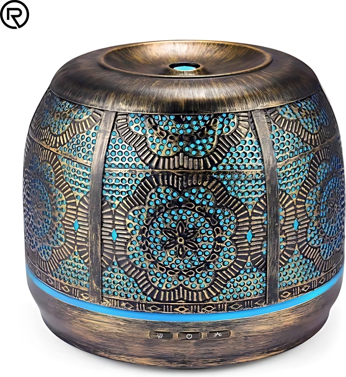 Goedkoopste Aroma Diffuser Vintage 10 ML Aroma Olie - Geurverspreider - Luchtbevochtiger Aromatherapie - 500ML - Metaal