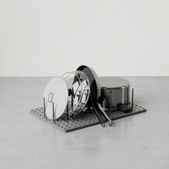 Pan Deksel Organizer, Multi-Tier Ruimtebesparende Stand | Pot Deksel