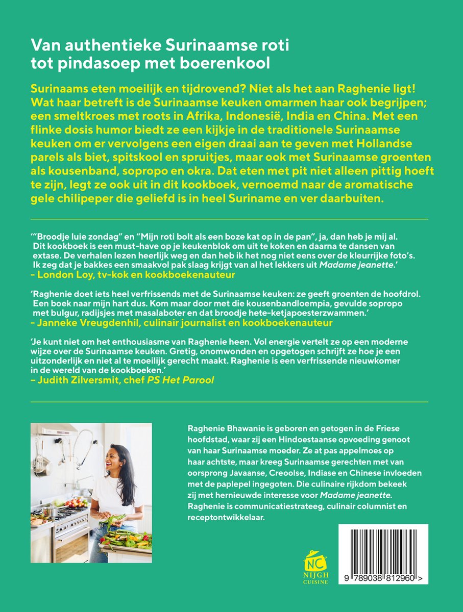 Madame jeanette - back cover