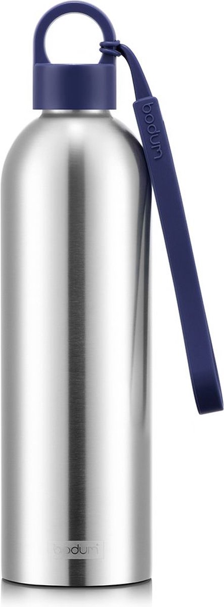 Bodum | Melior Waterfles / Drinkfles roestvrijstaal (RVS) | 0.5L Midnight blue