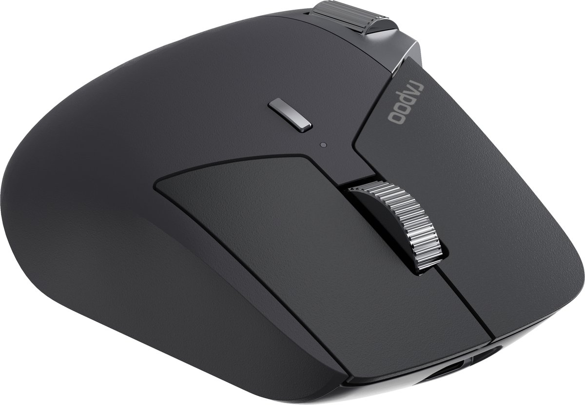 Rapoo MT760L Draadloze Multi-Mode Muis, Grijs/Zwart