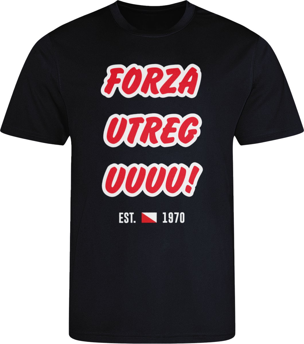 FC Utrecht Shirt Forza Utreg T Shirt Utrecht 030 Voetbal Artikelen Zwart. bol